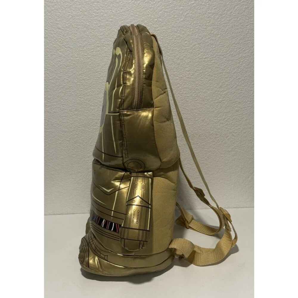 2014 Star Wars C-3P0 Backpack Pals Plush Backpack 18” Disney LucasFilms Rare